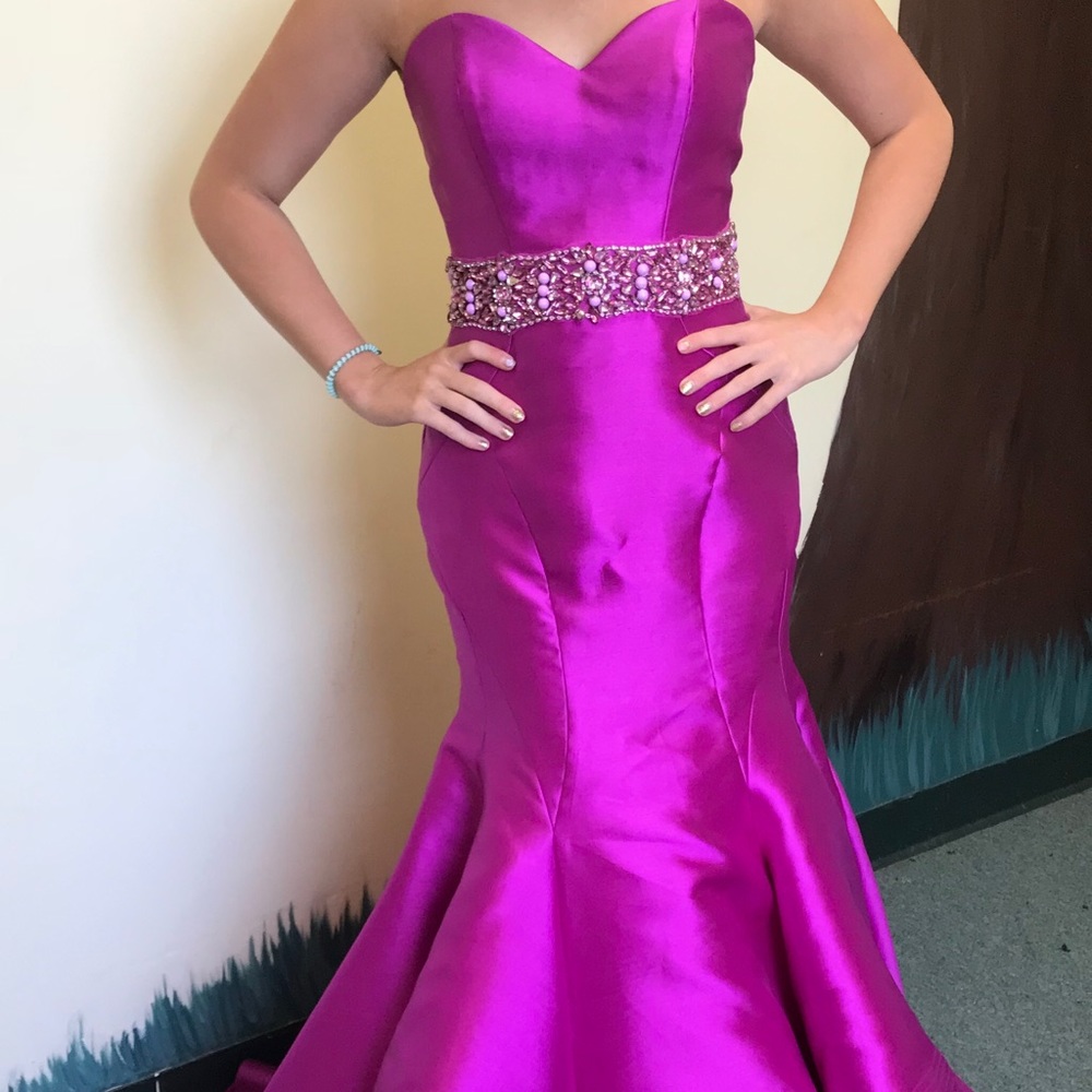 MacDuggal Burgundy dress